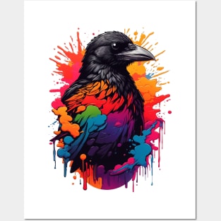 Rainbow Crow Posters and Art